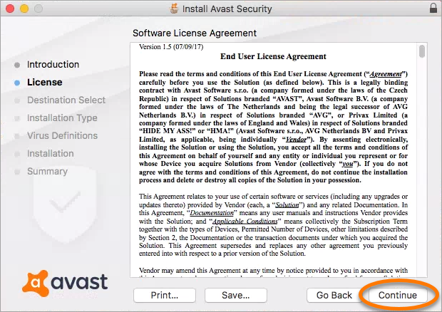 How To Grant Permission For Avast 13.5 On A Mac